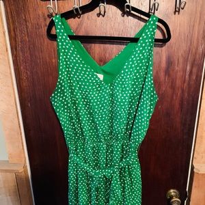 Green Polka Dot a new day Dress